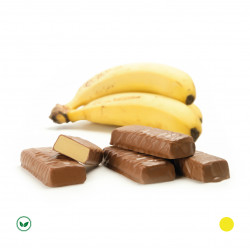 Sérovance Barre Banane enrobée Chocolat au Lait