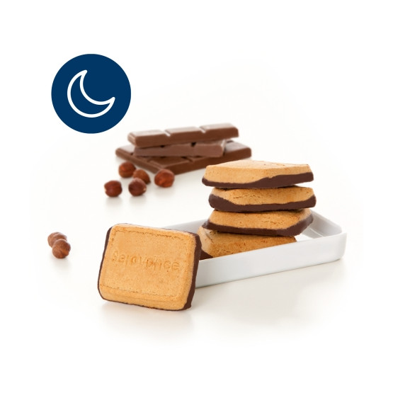 Biscuits Noisette socle Chocolat