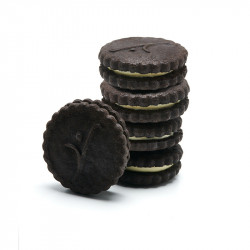 GALLETAS DE CACAO RELLENAS DE CREMA